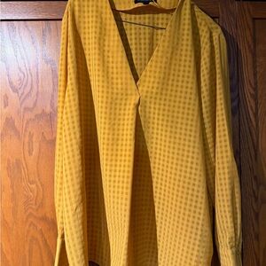 Banana Republic Golden V-Neck Blouse XL